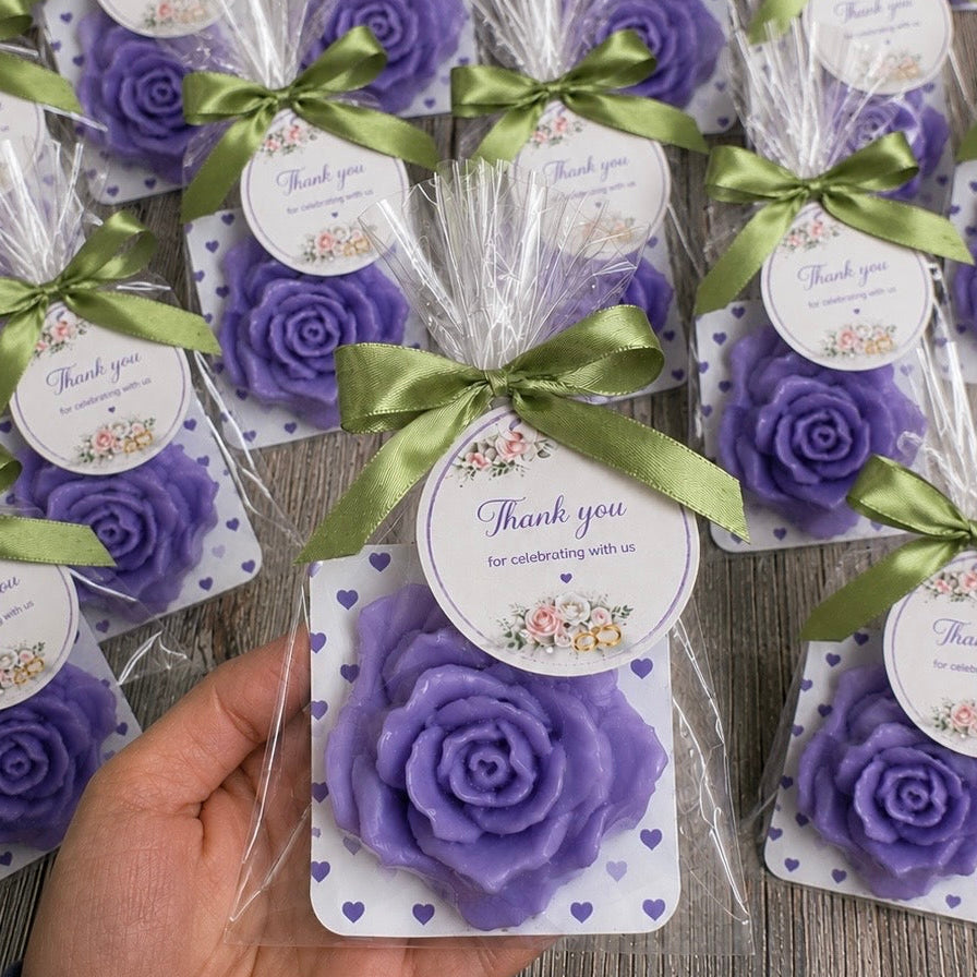 Damask Rose Soap Favors