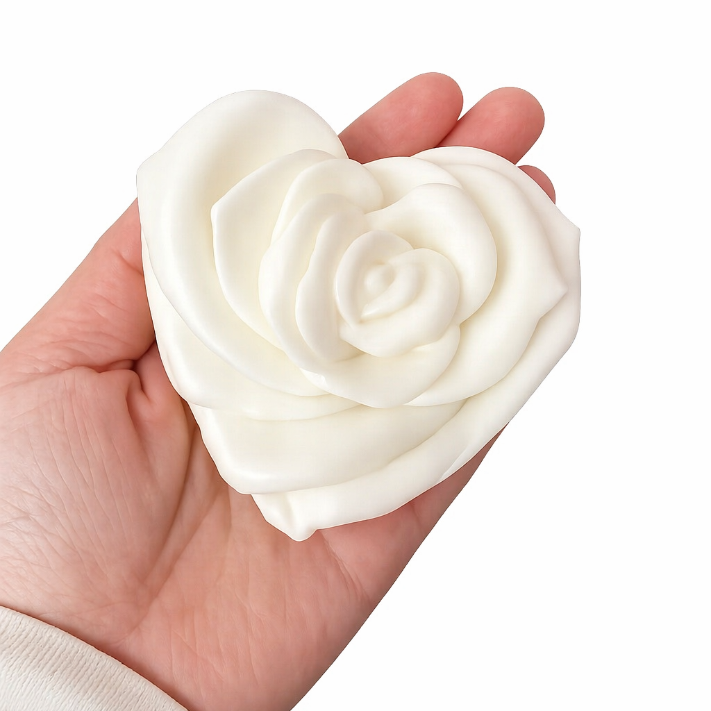 Heart Rose Soap Favors
