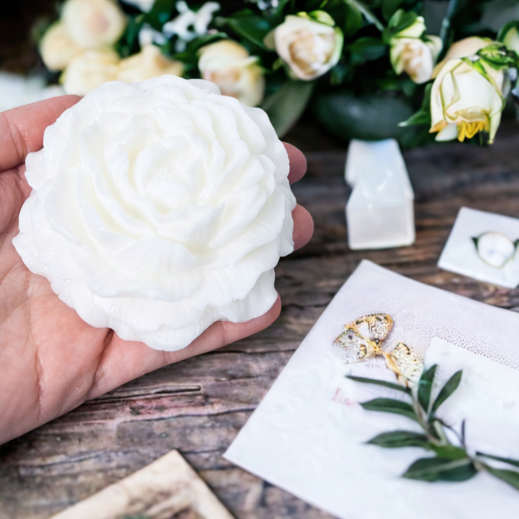 Peony Flower Soap Bar