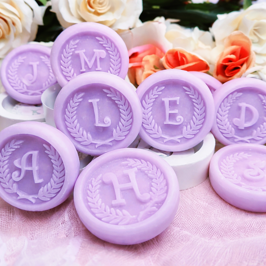Initial Letter Soap Favors