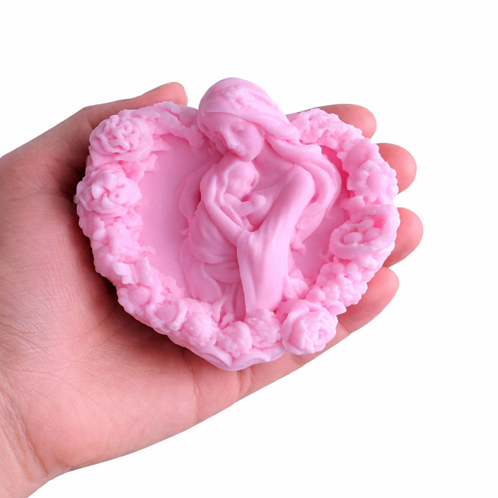 Mother and Child Heart Bar Soap