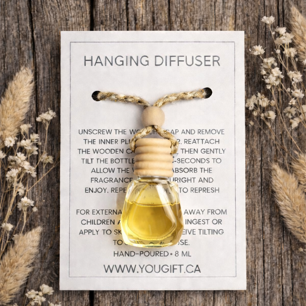 Diamond Glass Hanging Car Diffuser