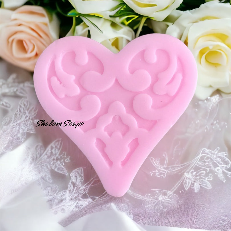 Arabesque Heart Bar Soap